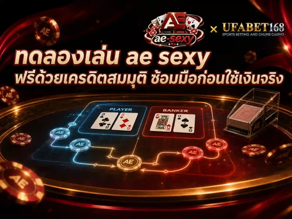 ทดลองเล่น ae sexy ฟรีด้วยเครดิตสมมุติ ซ้อมมือก่อนใช้เงินจริง
